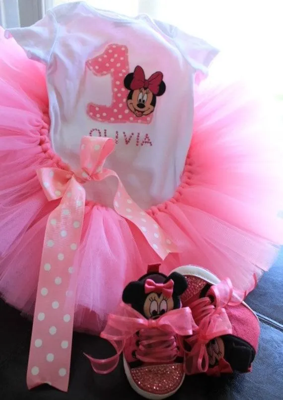 Minnie mouse ropa de Niñas conjunto de Niña por CuteCraftingCorner