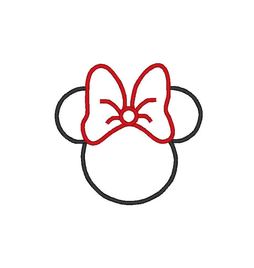 minnie mouse silhouette | Clipart Panda - Free Clipart Images