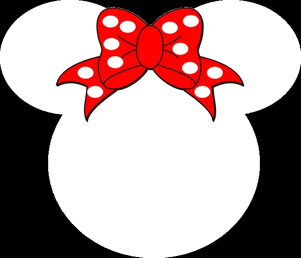 Minnie Mouse White Clip Art at Clker.com - vector clip art online ... Minnie Mouse White Clip Art at Clker.com - vector clip art online ...