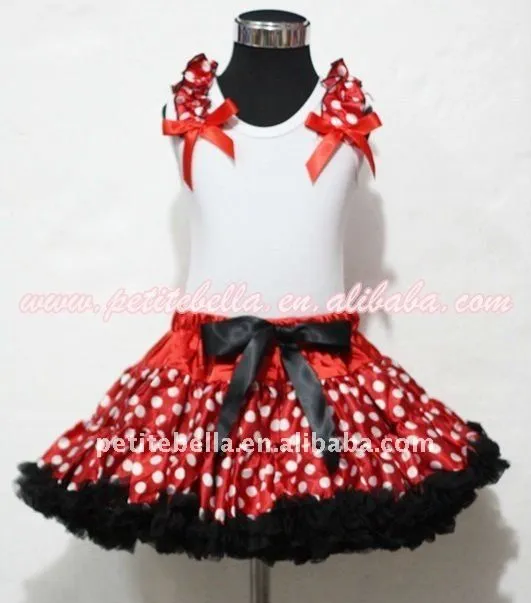 minnie rojo lunares blancos extra completa con pettiskirt blanca a ... minnie rojo lunares blancos extra completa con pettiskirt blanca a ...