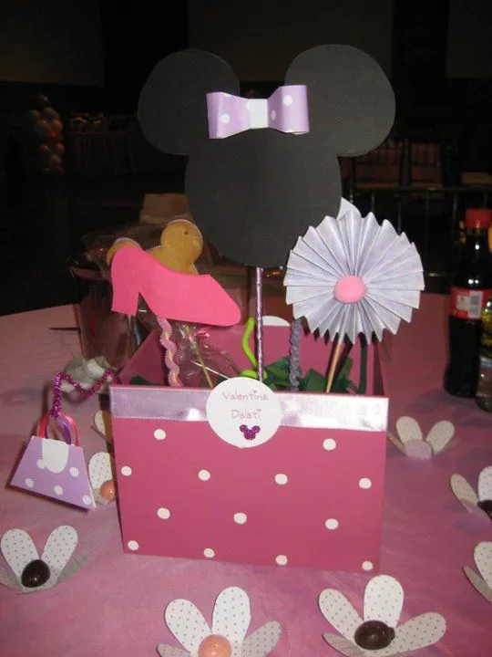 Minnie en Rosa y Lila | Eventos Sibaritas