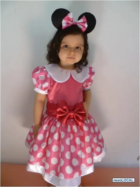 Minnie rosa vestido - Imagui
