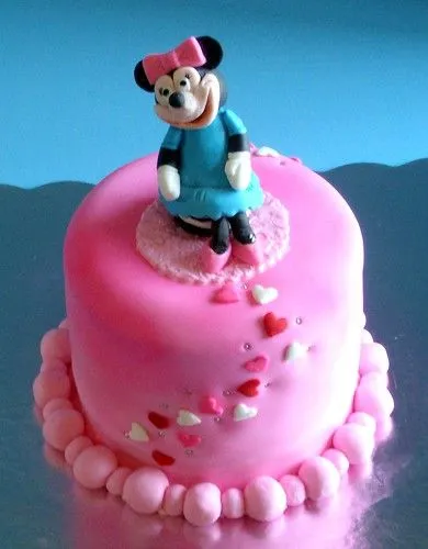 Minnie Theme Birthday Cake - Birthday Cakes