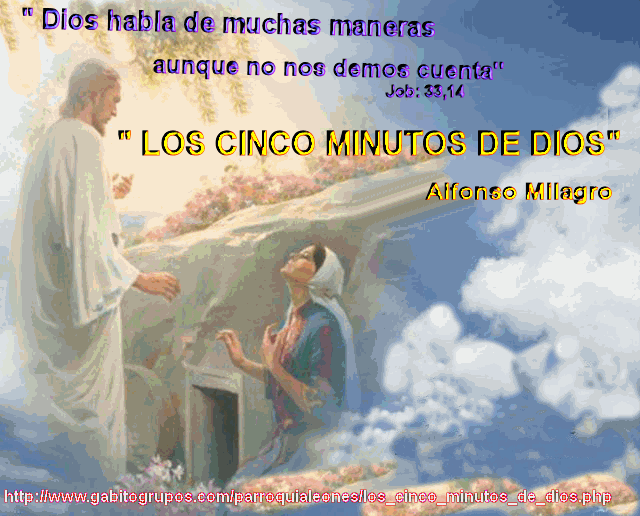 LOS CINCO MINUTOS DE DIOS":Reflexiones diarias del mes de MARZO de ...
