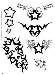 Tattoo sternchen, Tattoo flash vorlagen, Tatowierungen