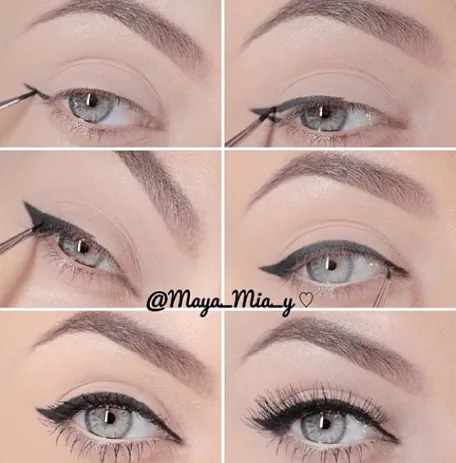 Mira este tutorial para conseguir el delineado perfecto!… Mira este tutorial para conseguir el delineado perfecto!…