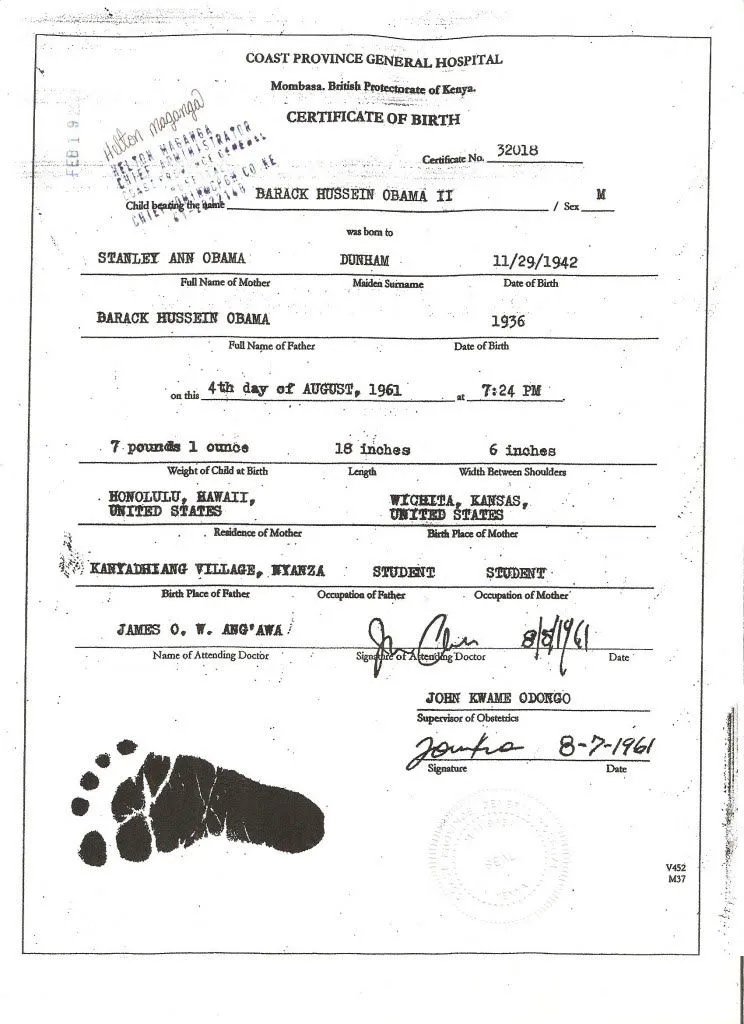 Miscelaneas Cubano Americanas: El certificado de nacimiento de ...