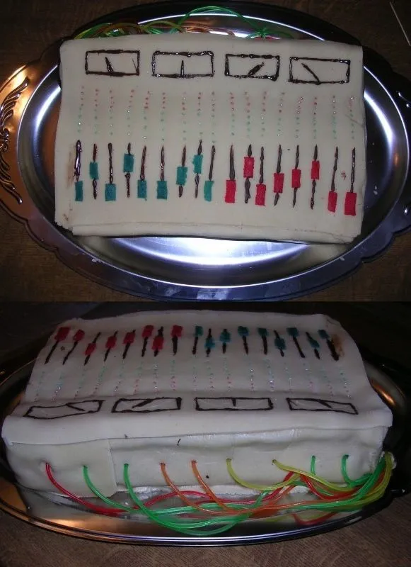 Mixing desk cake by ~littleDragonDaniela on deviantART Mixing desk cake by ~littleDragonDaniela on deviantART