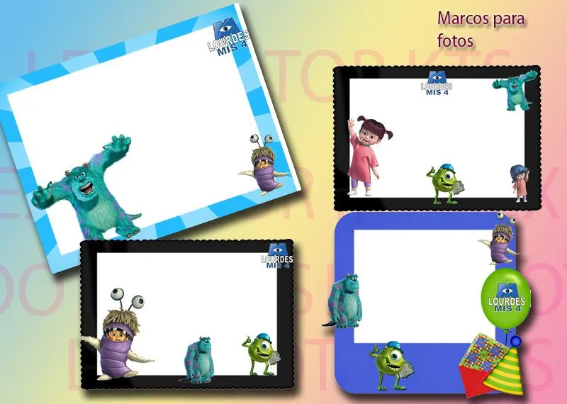 Kit Imprimible Invitaciones Monster Inc Boo Cotillon Golosin ... Kit Imprimible Invitaciones Monster Inc Boo Cotillon Golosin ...