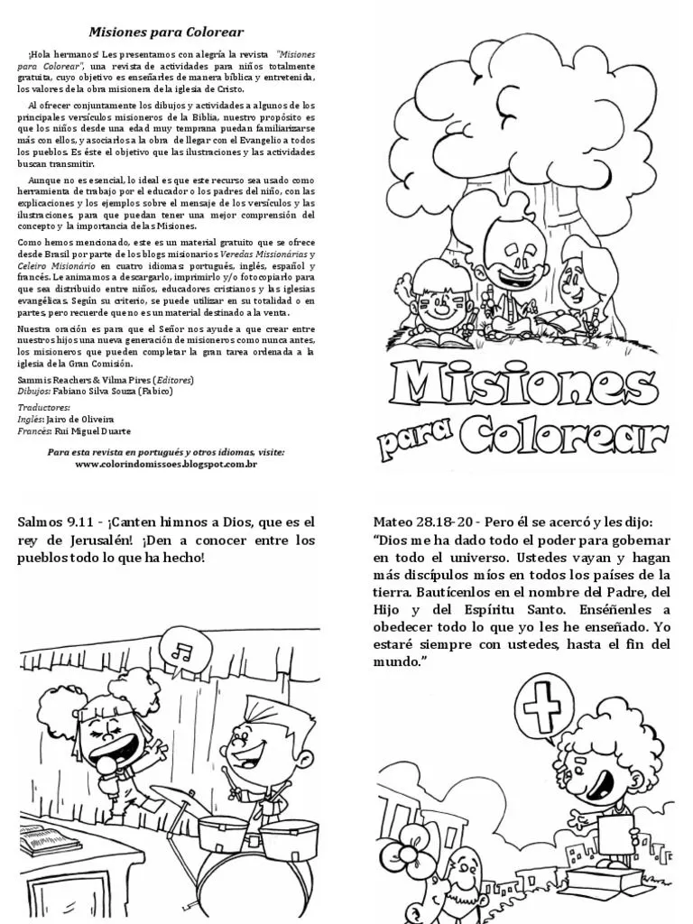 Misiones para Colorear - A5 | PDF | Misionero | Jesús Misiones para Colorear - A5 | PDF | Misionero | Jesús
