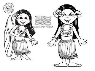 Las Misiones y los Niños: Dibujos para colorear de niños de ...