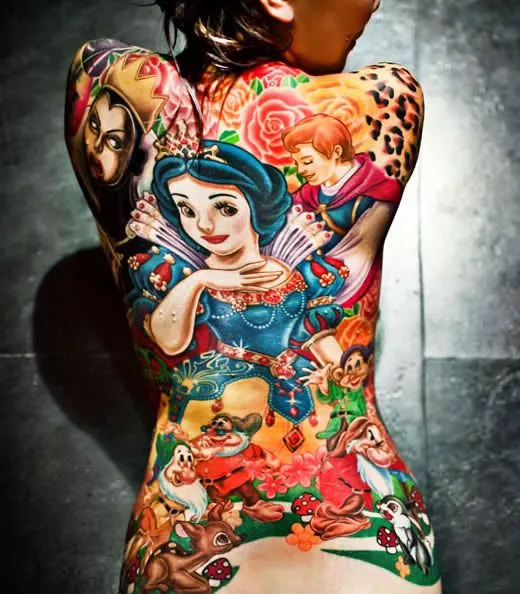 Miss Velours: Disney tattoos