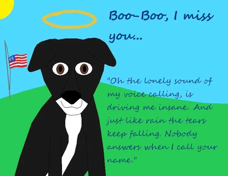 I miss you, Boo-Boo. by HeroWolf95 on DeviantArt