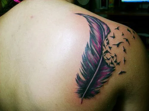 MiTattoo - Fotos de Tatuajes: Tatuajes de Plumas MiTattoo - Fotos de Tatuajes: Tatuajes de Plumas