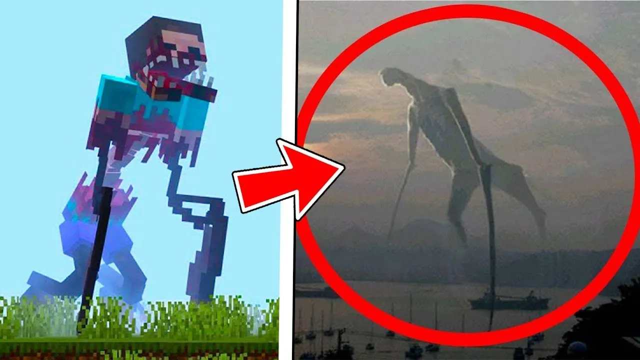 Mobs de Minecraft CAPTADOS EN LA VIDA REAL 