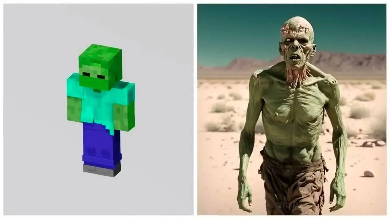 Mobs de Minecraft CAPTADOS EN LA VIDA REAL 