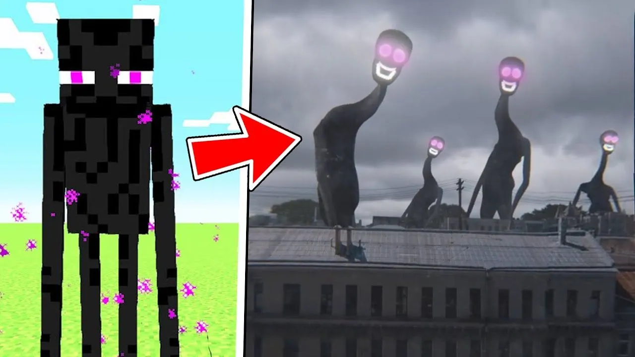 Mobs de Minecraft CAPTADOS EN LA VIDA REAL 