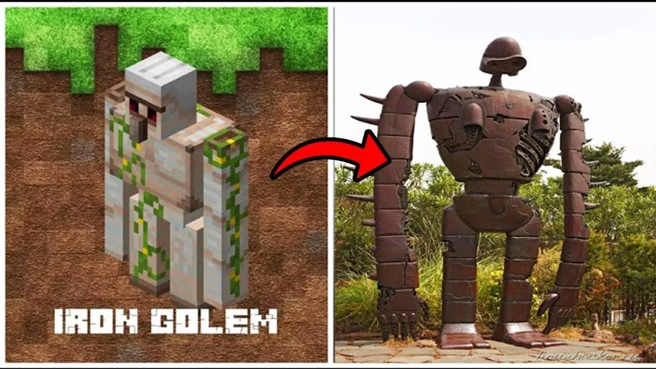 Mobs de Minecraft CAPTADOS EN LA VIDA REAL 