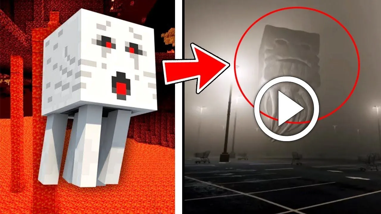 Mobs de MINECRAFT GRABADOS en la VIDA REAL 