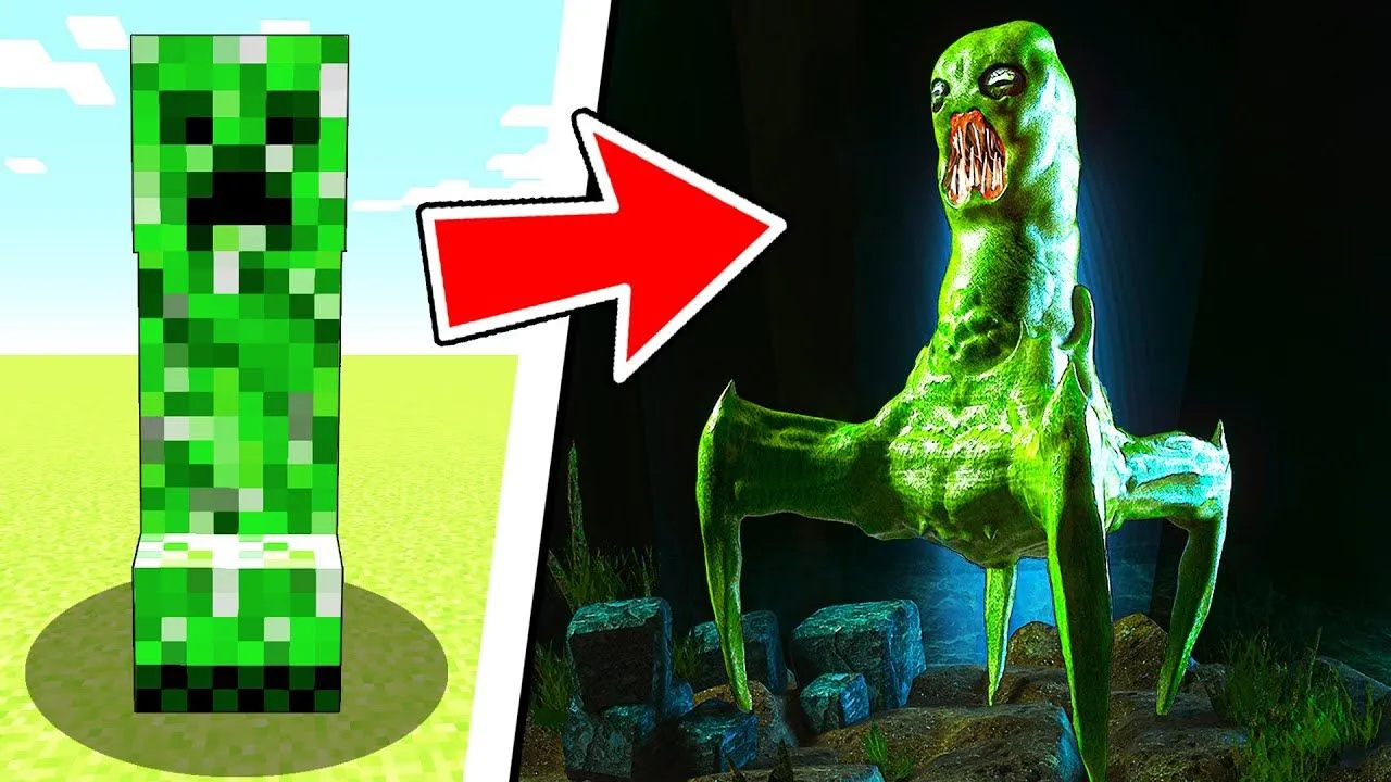Asi son los MOBS de MINECRAFT en la VIDA REAL Asi son los MOBS de MINECRAFT en la VIDA REAL