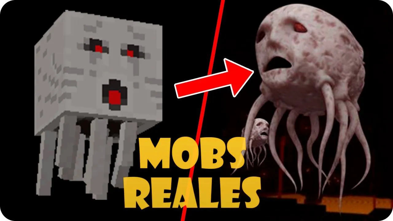 MOBS DE MINECRAFT EN LA VIDA REAL (INCREIBLE) - YouTube