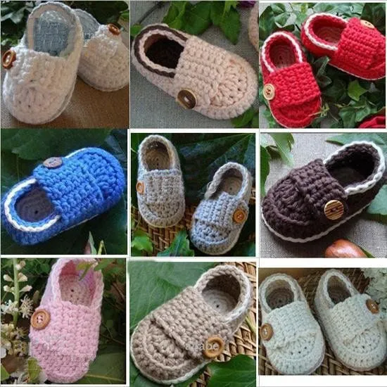 Mocasines tejidos a crochet para bebé - Imagui Mocasines tejidos a crochet para bebé - Imagui