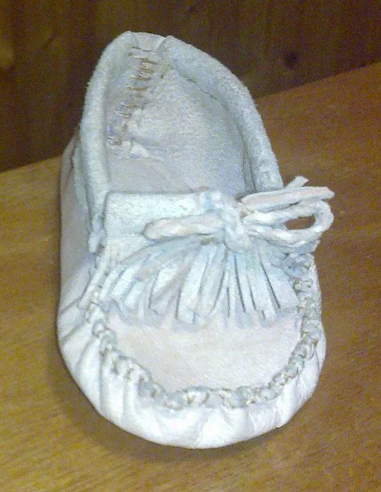Haciendo Mocasines Indios tradicionales para recechar I