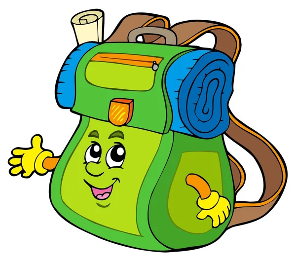 Mochila de dibujos animados — Vector stock © clairev #3040479 Mochila de dibujos animados — Vector stock © clairev #3040479