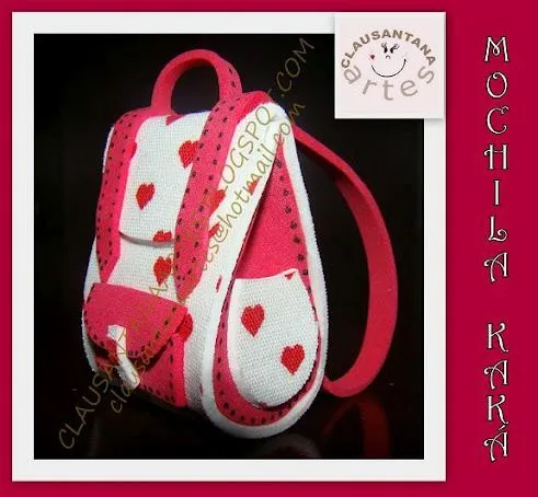 Mochila para fofuchas - Todo en Goma Eva