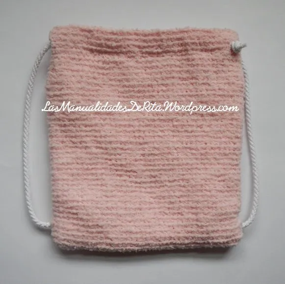 Mochila a ganchillo para niña | Las Manualidades de Rita