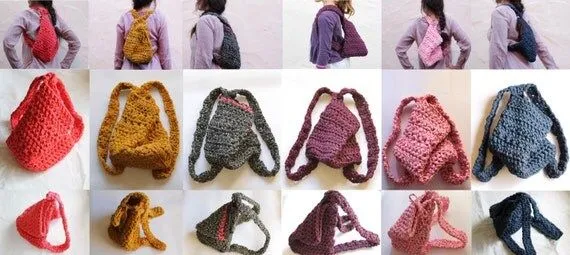 Mochila de trapillo por Patchamano en Etsy