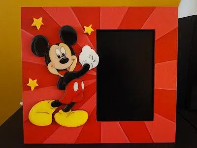 Mocositos: Porta retrato mickey mouse