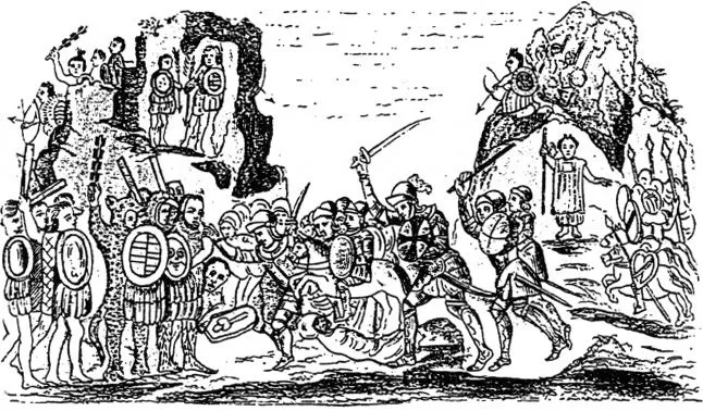 Cuando Moctezuma tuvo la visión de hombres desconocidos que venían ... Cuando Moctezuma tuvo la visión de hombres desconocidos que venían ...
