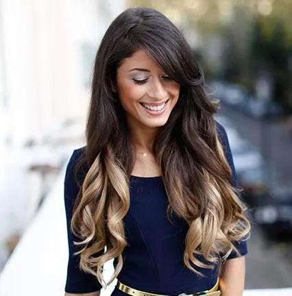 Moda Cabellos: Mechas Californianas de color fantasía - 2015 Moda Cabellos: Mechas Californianas de color fantasía - 2015