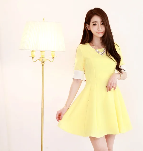 MODA COREANA: 11 MODELOS DE VESTIDOS 2014 | Mundo Fama Corea