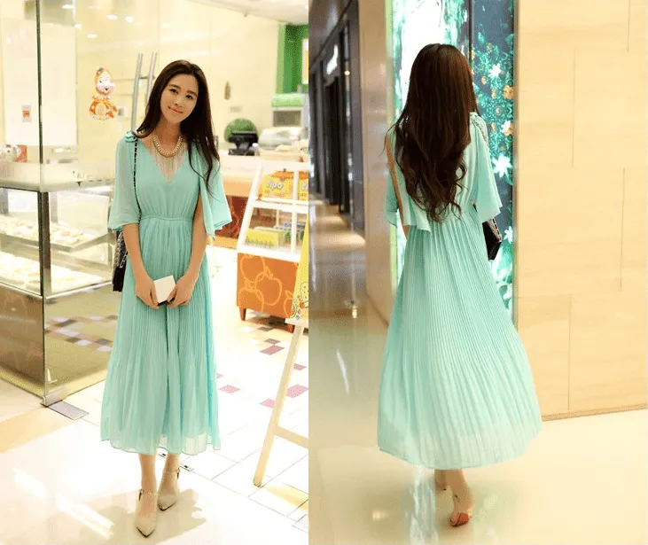 MODA COREANA: 30 MODELOS DE VESTIDOS LARGOS PARA ESTE 2014 | Mundo ...