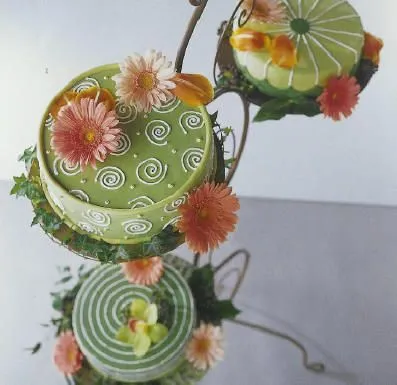 la moda dicta que los pasteles de hoy sean de un piso decorado ...