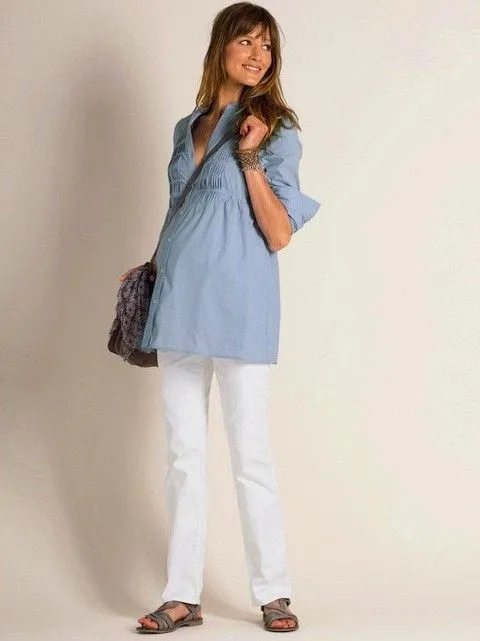 Moda para embarazadas cómoda y chic para ir a trabajar