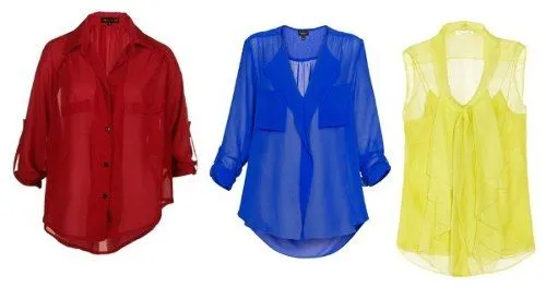 Modas de blusas juveniles en chifon - Imagui