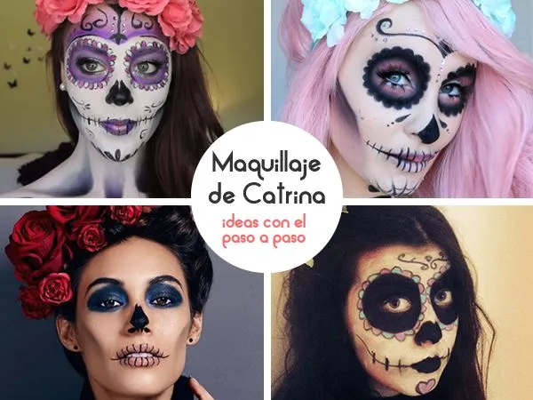 Moda y Estilo: Ideas para maquillaje de Catrina que puedes hacer ...