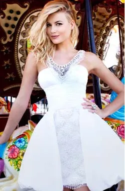 Moda Extremo: Vestidos cortos blancos 2011 - 2012 Moda Extremo: Vestidos cortos blancos 2011 - 2012