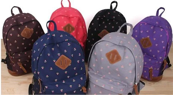 De moda de la flor linda de la escuela mochilas para adolescentes ...