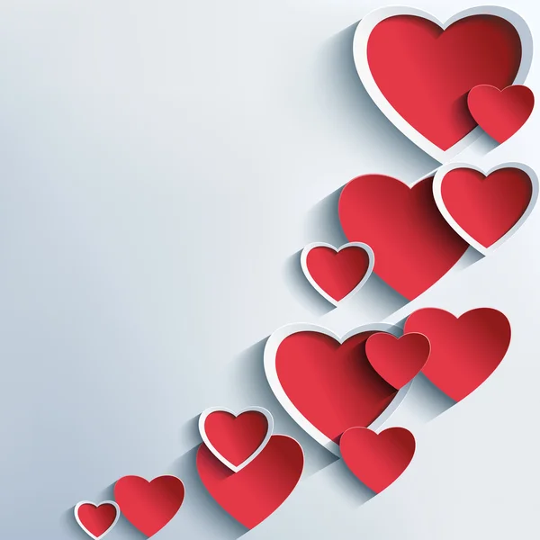 Moda fondo abstracto con corazones 3d — Vector stock © silvionka ... Moda fondo abstracto con corazones 3d — Vector stock © silvionka ...