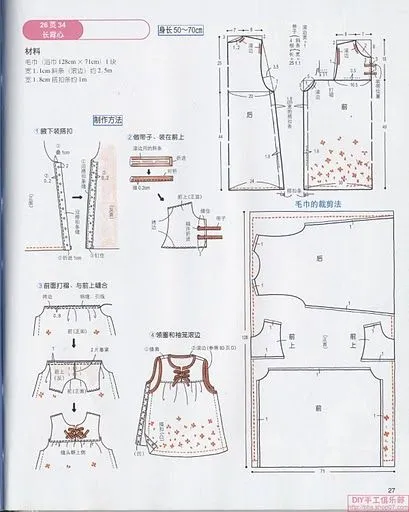 Molde vestido bebé - Imagui
