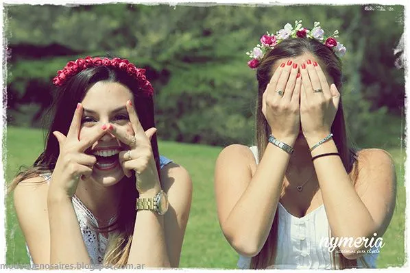 Moda y Tendencias en Buenos Aires : NYMERIA VINCHAS CON FLORES ...