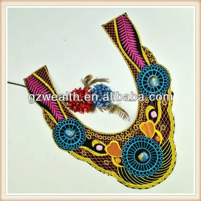 modas cuello bordado de cuentas los patrones para el vestido de ...