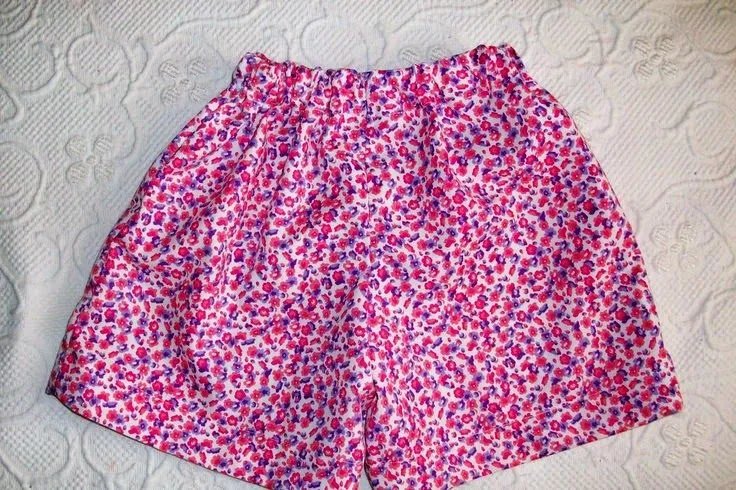 modazeus: short con elástico en cintura para niñas modazeus: short con elástico en cintura para niñas