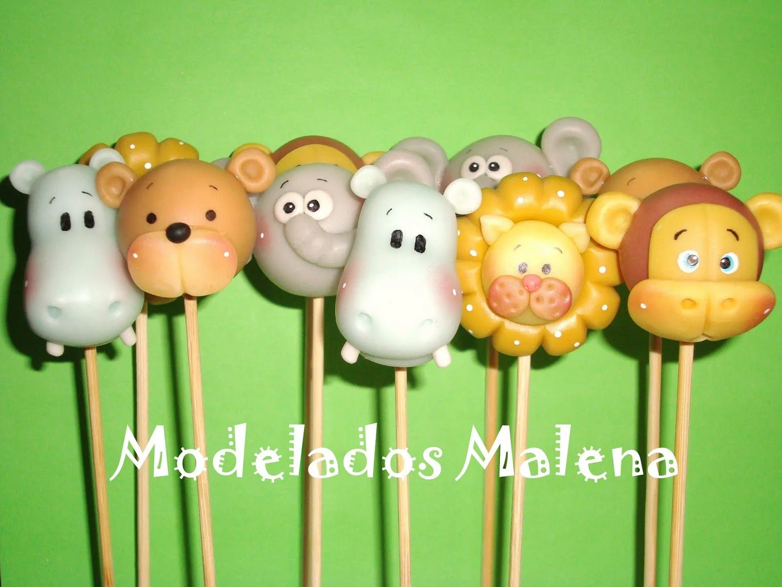 Modelados Malena Porcelana Fria: Animalitos de la selva ? Modelados Malena Porcelana Fria: Animalitos de la selva ?