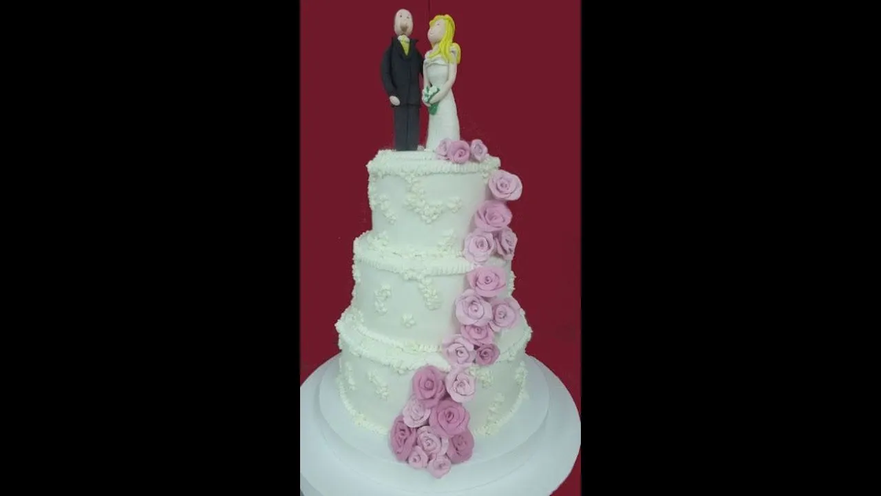 Cómo modelar figuras de novios de azúcar y hacer tarta, torta de ... Cómo modelar figuras de novios de azúcar y hacer tarta, torta de ...