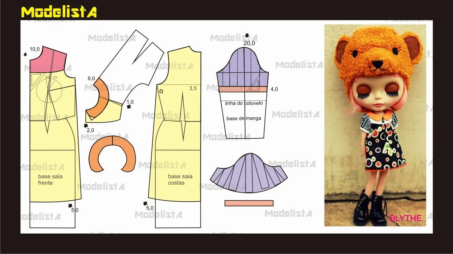 ModelistA | Ropa de muñeca, Patrones para vestidos de muñecas, Muñecas blythe ModelistA | Ropa de muñeca, Patrones para vestidos de muñecas, Muñecas blythe